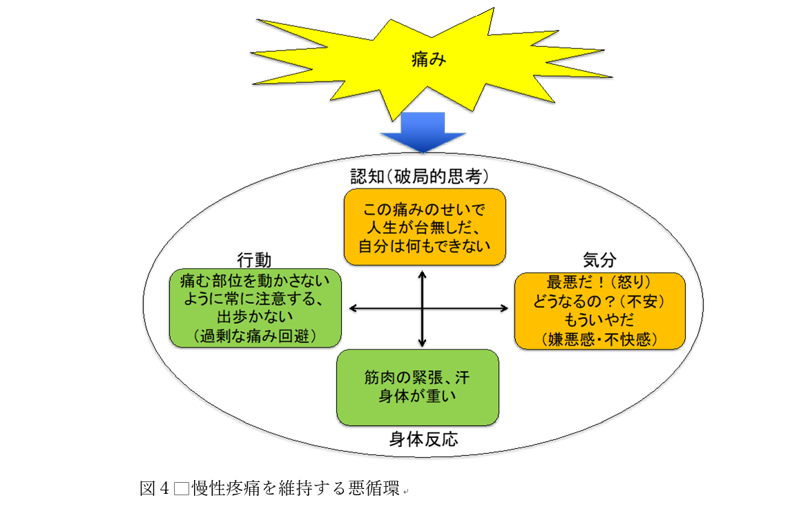 図4 慢性疼痛を維持する悪循環